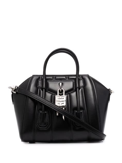 mini antigona lock leather satchel givenchy|givenchy antigona shopper tote.